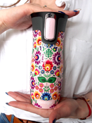 Contigo West Loop 2.0 - Kubek termiczny - 470ml - Folklor - różowy Mat