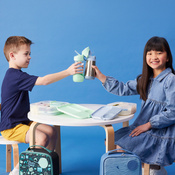 B.Box Butelka tritanowa ze słomką 450ml Spearmint