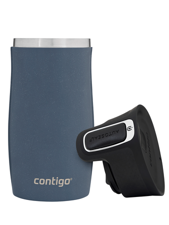 Contigo West Loop Mini - Kubek termiczny - 300ml - Glamour Blue -Niebieski Metalik