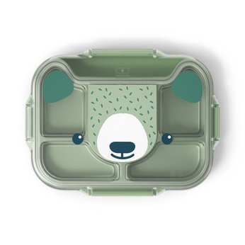 Monbento Lunchbox dziecięcy Wonder Graphic Green Bear