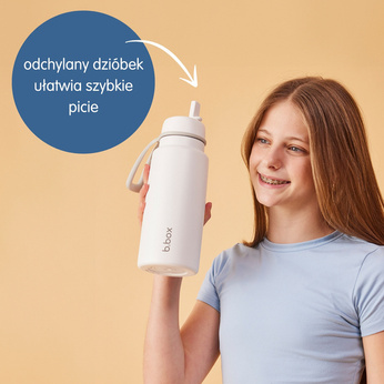 B.Box Butelka termiczna ze składanym ustnikiem – 1l Lemon Twist 