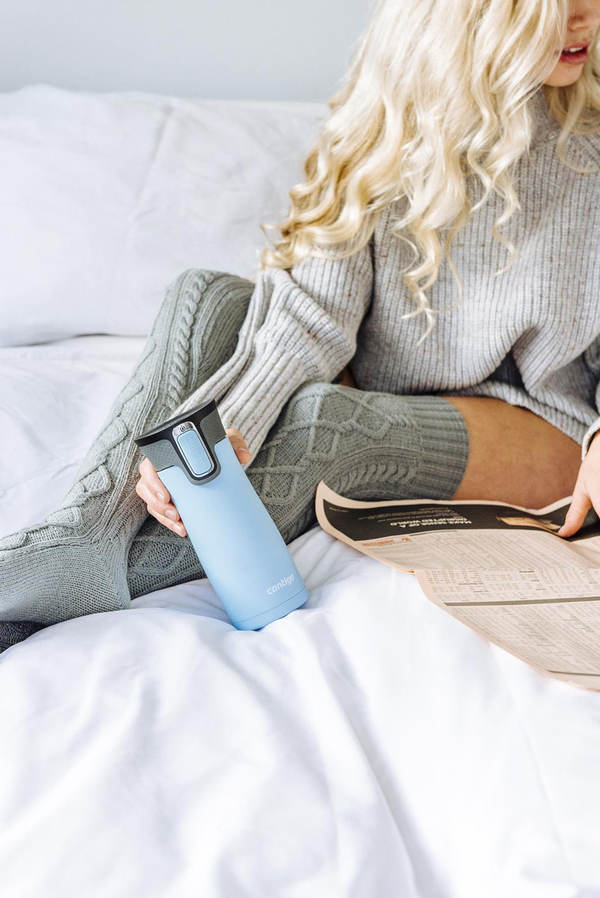 Contigo West Loop 2.0 - Kubek termiczny - 470ml - błękitny mat - powystawowy