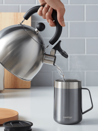 Contigo Streeterville - Kubek termiczny z uchem - 420 ml - Szary
