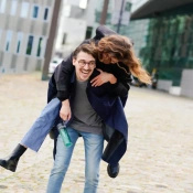 Butelka Aladdin Aveo 350ml - Aqua Blue Print