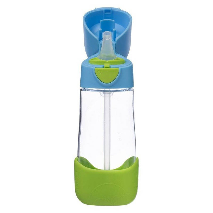 B.Box Butelka tritanowa ze słomką 450ml Ocean Breeze