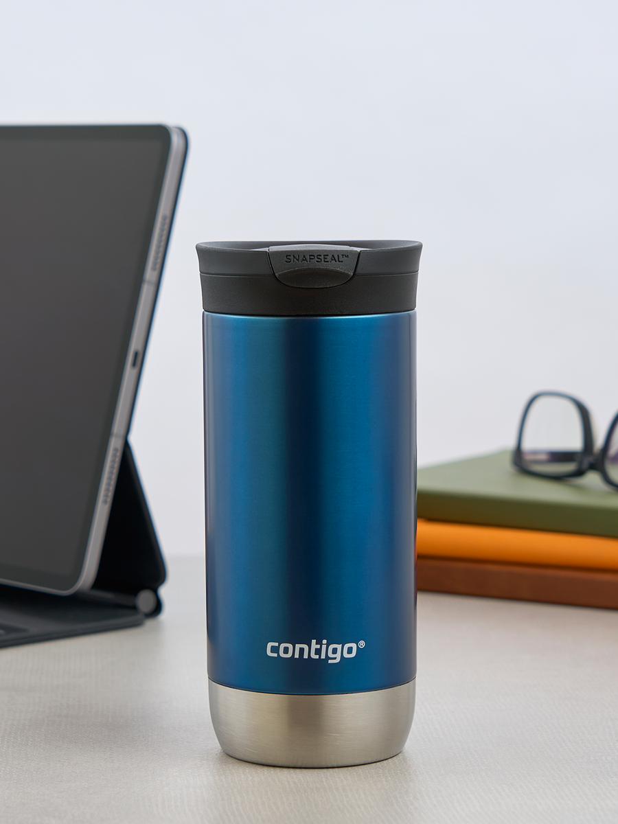 Contigo Huron 2.0 - Kubek termiczny na kawę - 470ml - Niebieski