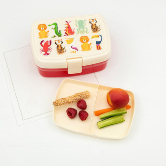 Rex London Lunchbox z wyjmowaną tacką Zwierzęta