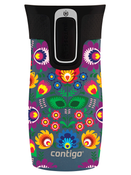 Contigo West Loop Mini - Kubek termiczny - 300ml - Folklor - Niebieski Metalik