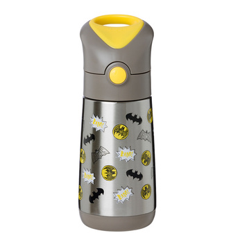 b.box Bidon Termiczny ze Słomką Stalowy 350ml Batman