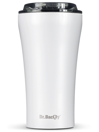 Dr.Bacty Apollo 2.0 - Kubek termiczny na kawę - Oda do młodości - 360 ml - Glossy White