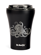 Dr.Bacty Apollo - Kubek termiczny z powłoką ceramiczną - 227 ml - Octopus - czarny
