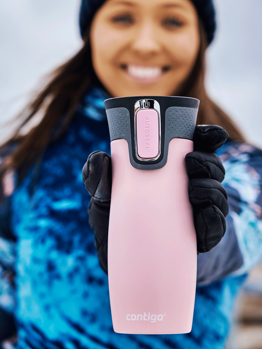 Contigo West Loop 2.0 - Kubek termiczny - 470ml - różowy Mat + Pudełko