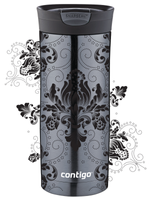 Contigo Huron - Kubek termiczny - 470ml - Arabeska Black - Gunnmetal