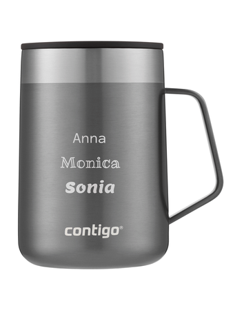 Contigo Streeterville - Kubek termiczny z grawerem - 420ml - Szary