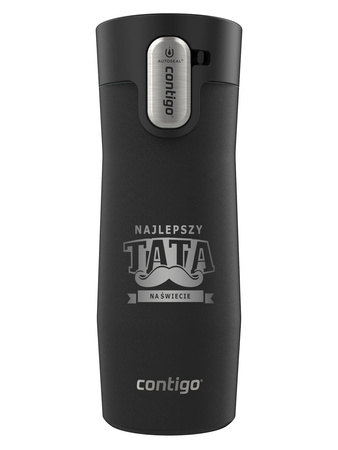 Kubek termiczny dla Taty Contigo West Loop 3.0 470ml - Czarny Mat