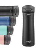 Contigo Jackson Chill 2.0 - Butelka termiczna na wodę - 590ml - Czarna - powystawowa