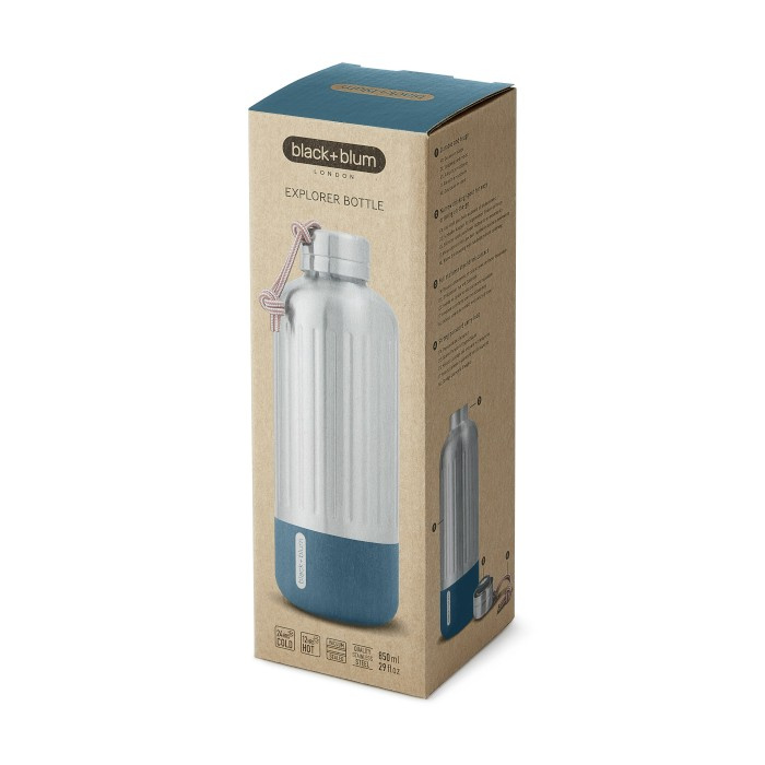 Black+Blum Butelka stalowa EXPLORER 850 ml morska