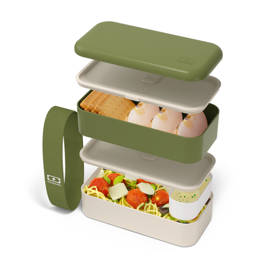 Monbento Lunchbox Bento Original Olive Recycled