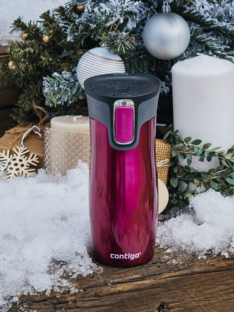 Contigo West Loop 2.0 - Kubek termiczny z grawerem - 470ml - Malinowy