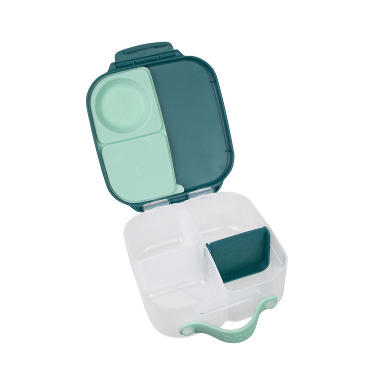 b.Box Zestaw Prezentowy Mini Lunchbox + Bidon ze Słomką 450ml Blue Slate