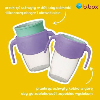 B.Box Kubek 360 do nauki picia lilac pop