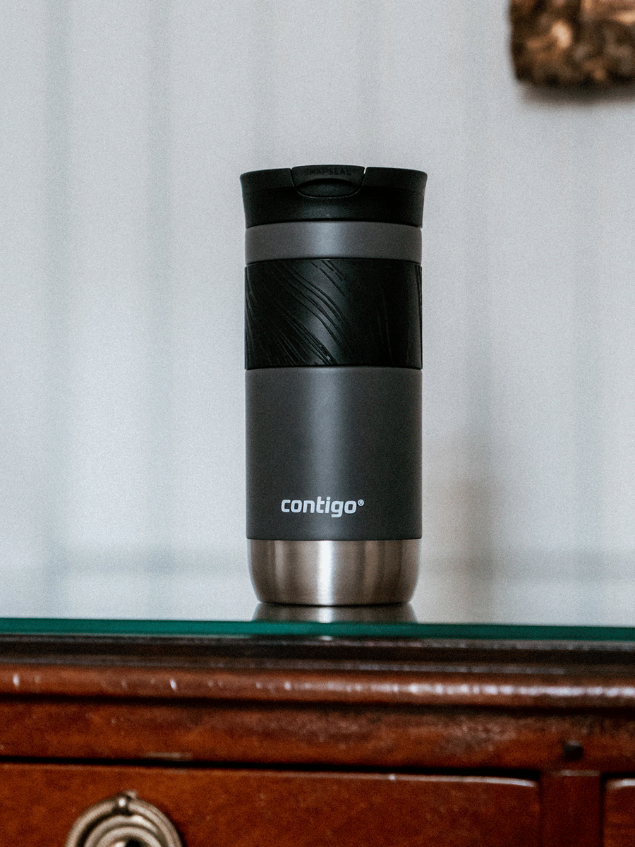 Contigo Byron 2.0 - Kubek termiczny z grawerem - 470ml - Grafitowy mat