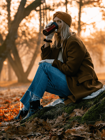 Contigo Pinnacle - Kubek termiczny - 300ml - Czerwony