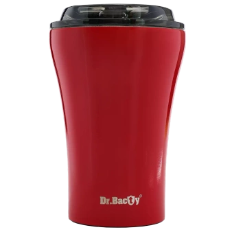 Dr.Bacty Apollo - Kubek termiczny do kawy - 227 ml - czerwony