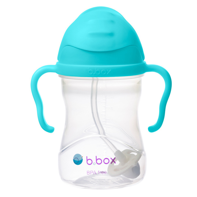 B.Box Bidon ze słomką 240ml Azure