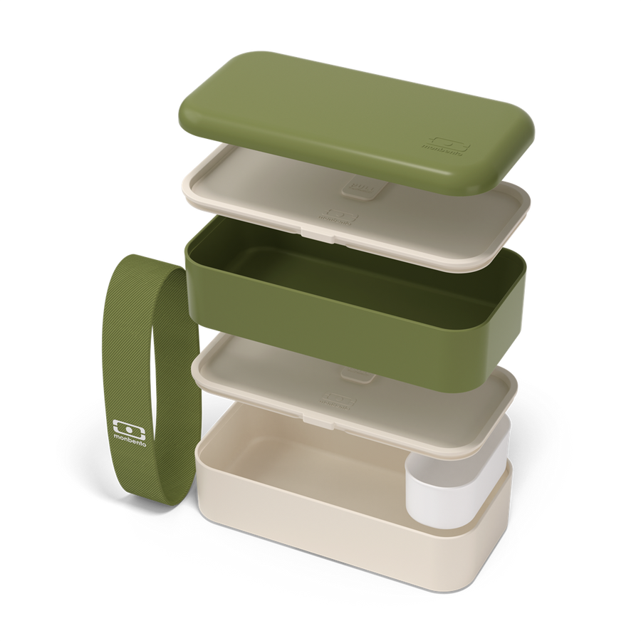 Monbento Lunchbox Bento Original Olive Recycled