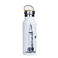 Dr.Bacty Iris - Butelka termiczna stalowa - 500 ml - Biała - NASA