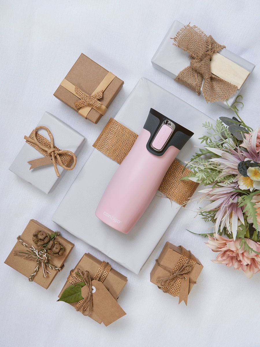 Contigo West Loop 2.0 - Kubek termiczny - 470ml - różowy Mat + Pudełko