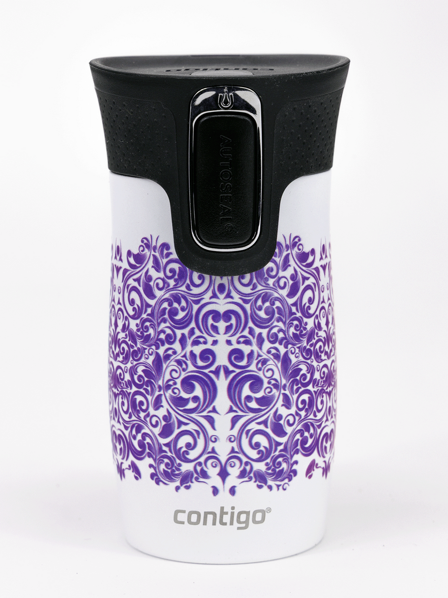 Contigo West Loop Mini - Kubek termiczny - 300ml - Glamour - Biały Metalik