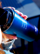 Dr.Bacty Apollo 2.0 - Kubek termiczny na kawę - Oda do młodości - 360 ml - Monaco Blue