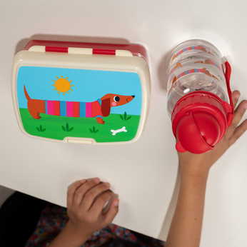 Rex London Lunchbox z wyjmowaną tacką Jamniki