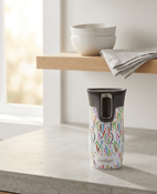 Contigo West Loop Mini - Kubek termiczny - 300ml - Floresy - Biały Metalik