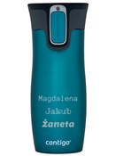 Contigo West Loop - Kubek termiczny z grawerem - 470ml - Turkusowy