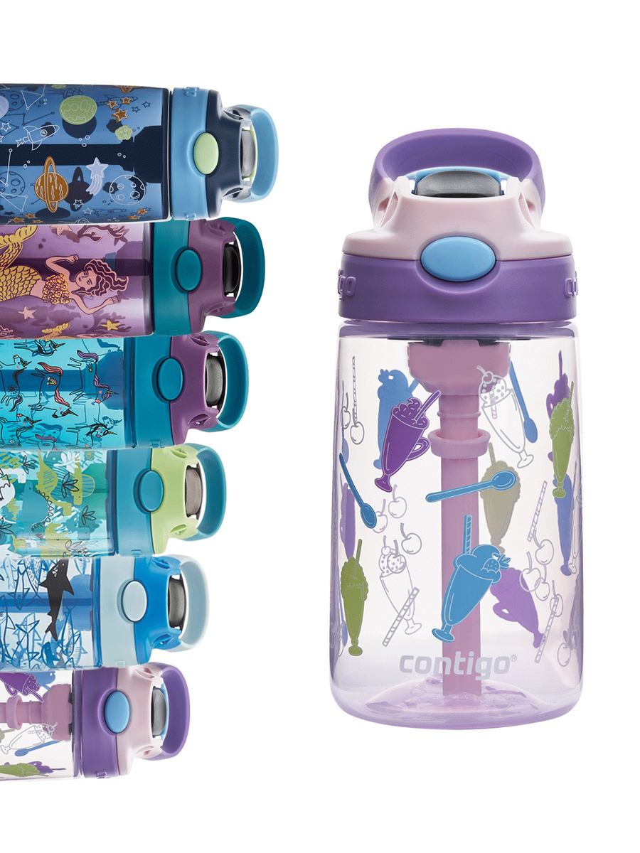 Contigo Easy Clean - Bidon / butelka dla dzieci - 420ml Strawberry Shakes