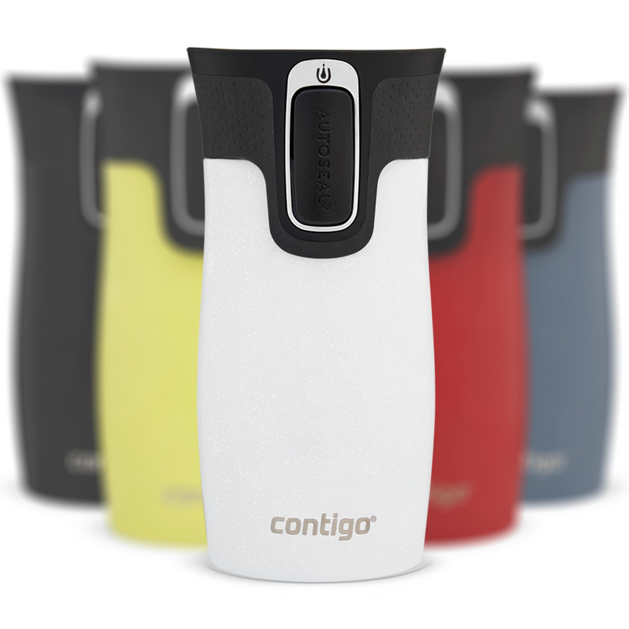 Contigo West Loop Mini - Kubek termiczny - 300ml - Biały metalik - powystawowy