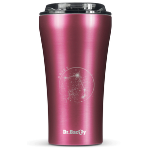 Dr.Bacty Apollo 2.0 - Kubek termiczny na kawę - 360 ml "Baran" - Pink
