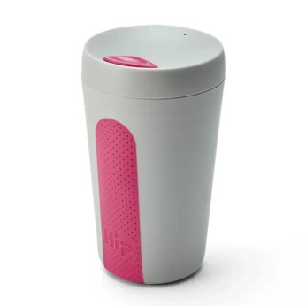 Kubek Hip 355ml - Stone + Hot Pink