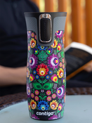 Contigo West Loop 2.0 - Kubek termiczny - 470ml - Folklor - Czarny Mat