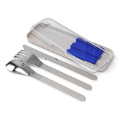 Monbento Zestaw sztućców podróżnych SlimBox Blue