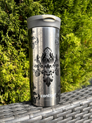Contigo Huron - Kubek termiczny - 470ml - Arabeska Black - Gunnmetal
