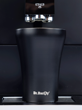 Kubek termiczny do kawy z powłoką ceramiczną Dr.Bacty Apollo 227 ml - czarny