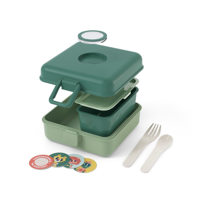 Monbento Pojemnik na przekąski Snacky Green Forest