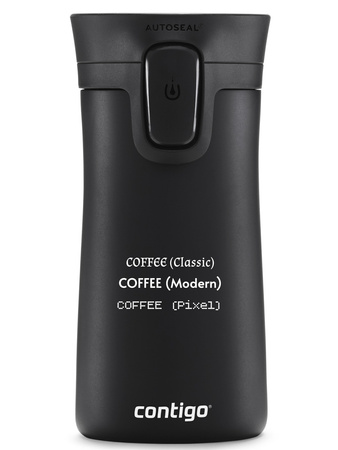 Contigo Pinnacle - Kubek termiczny z grawerem - 300ml - Matte Black