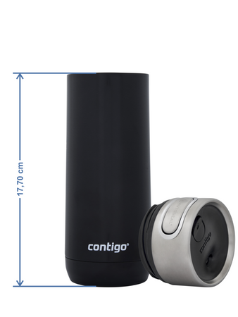 Contigo Luxe Autoseal - Kubek termiczny - 470ml - Stainless Steel - powystawowy