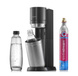 Saturator do wody gazowanej SodaStream Duo czarny'+ 2 butelki+ nabój CO2