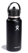 Hydro Flask Butelka 0,94L Wide Mouth Flex Straw Cap Black